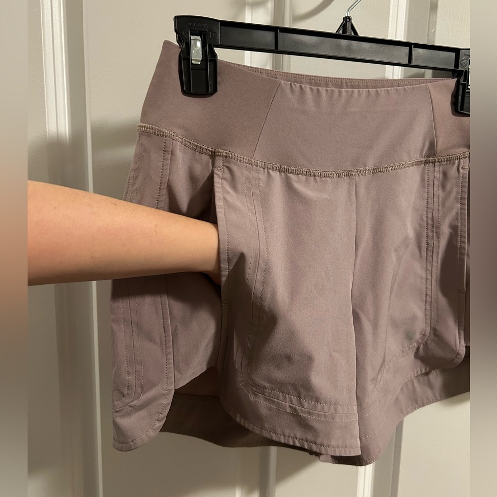 Layer 8 Pale Pink Mauve Athletic Shorts Moisture Wicking Size XS - Picture 8 of 12
